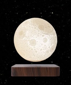 Levitating printed moon lamp-3