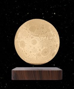 Levitating printed moon lamp-4