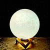3D printed moon lamp night light