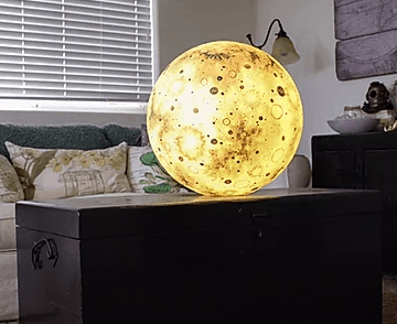 round moon lamp