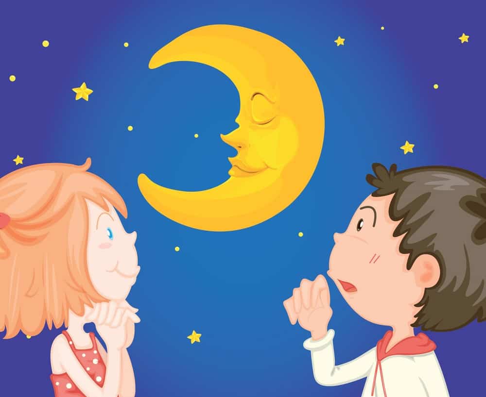Glow in the dark moon ball