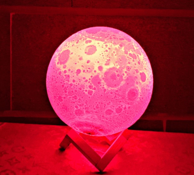 3D Printed moon night light