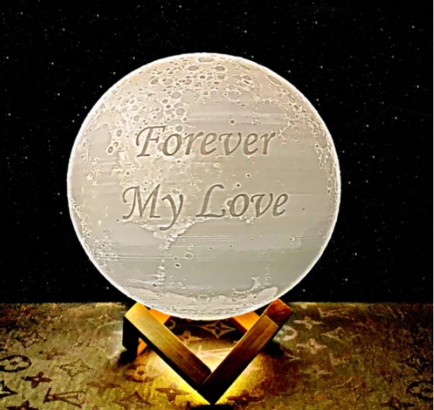 “Forever my Love” Moon lamp
