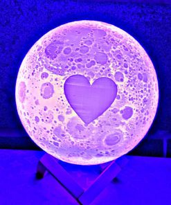 Heart Moon Lamp