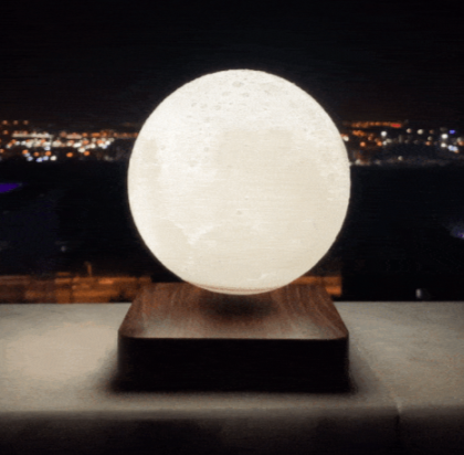 3D Levitating moon lamp