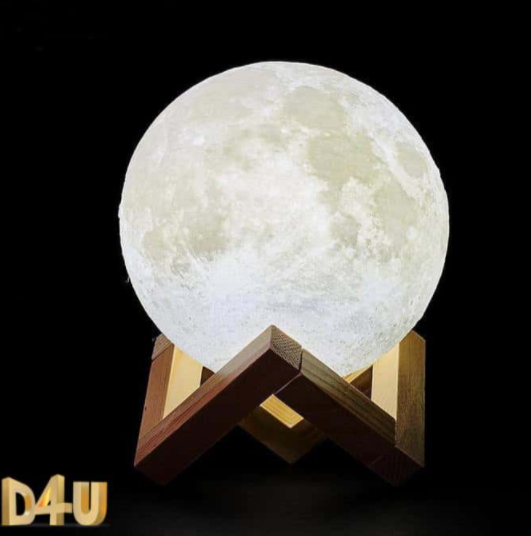 3D printed Moon lamp